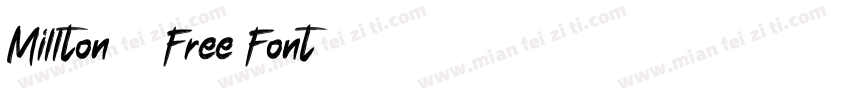 Millton – Free Font字体转换